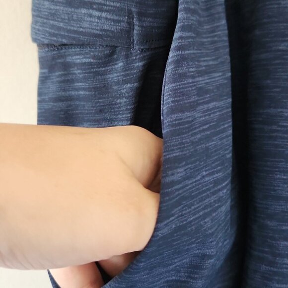 LULULEMON | T.H.E. Shorts 11" heathered Navy Sz XL - Picture 4 of 5